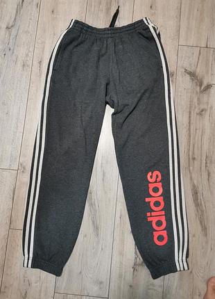 Adidas мужские/подростковые лайковые теплые спортивные штаны брюки