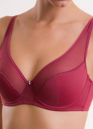 Комплект белья 90е. бордо.