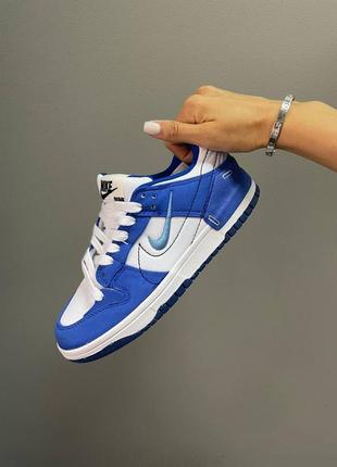 Кроссовки женские moon nike sb dunk low disrupt « university blue »кросівки жіночі найк5 фото