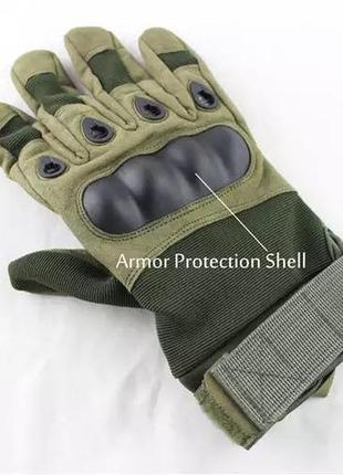 Повнопалі військові рукавички зсу хакі m , l ,xl тактичні рукавиці олива