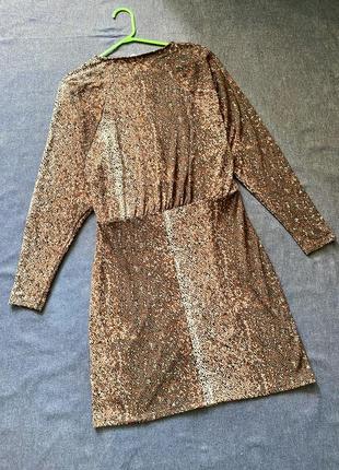 Сукня з рукавами «летюча миша», трикотажное платье от h&m с свободными рукавами9 фото
