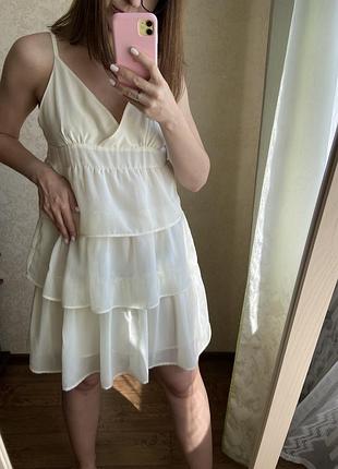 Сарафан з рюшами сукня з воланами