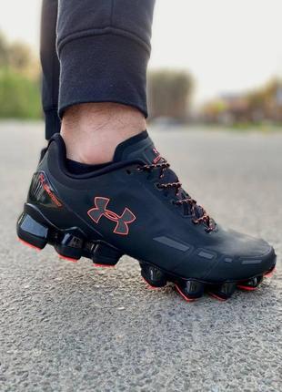 Кросівки чоловічі under armour scorpio 2 black red / чоловічі кросівки ундер армор