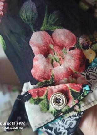 Блуза жіноча кофточка квітковий принт3 фото
