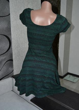 Зеленое платье3 фото