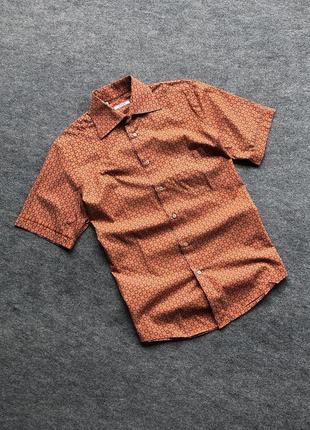 Оригінальна сорочка pal zileri hawaiian pocket shirt orange