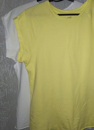 Женская однотонная футболка, хлопок, оверсайз