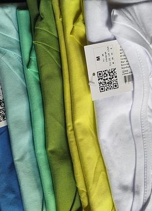 Женская однотонная футболка, хлопок, оверсайз7 фото