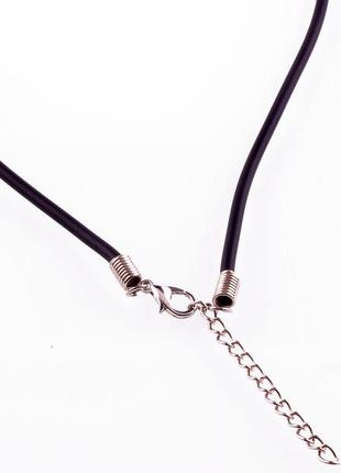 Качественный шнур для подвесок можно носить как чокер застежка регулируется