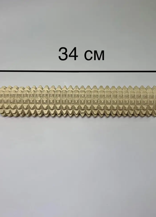Массажер деревянный скалка «кукурузка» с шипами (малая) длина  34 см1 фото