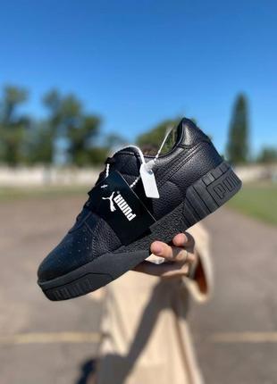 Мужские кроссовки puma cali black2 фото