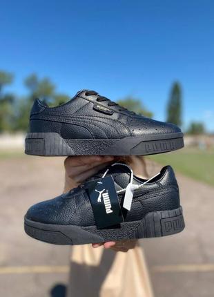 Мужские кроссовки puma cali black1 фото