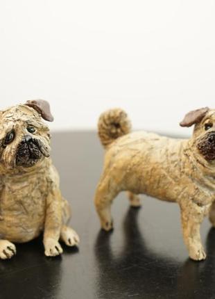 Фигурки в виде собаки породы мопс подарок любителю собак3 фото