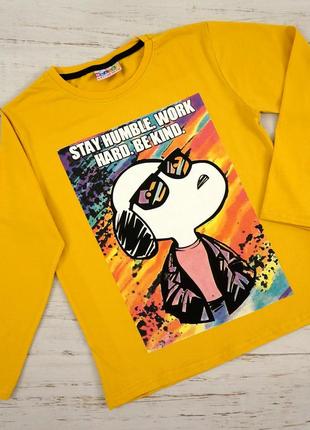 Реглани, лонгсліви трикотажні 128-134см снупі, snoopy