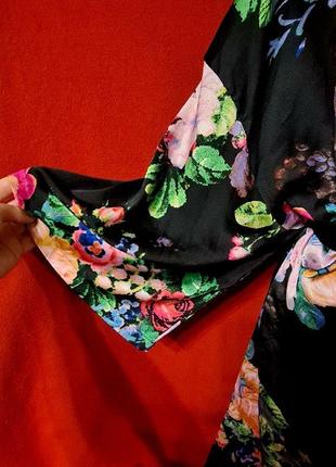 Яркий домашний халат в цветочный принт от urmoda3 фото