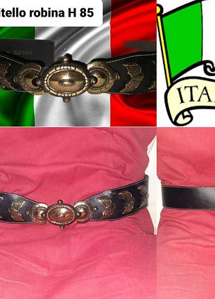 Шкіряний ремінь vero vitello h85 італія