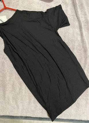 Сукня на одно плече в рубчик 2