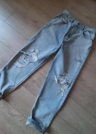 Круті джинси моми .висока посадка