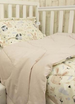 Набір ковдра і подушка в дитяче ліжечко2 фото