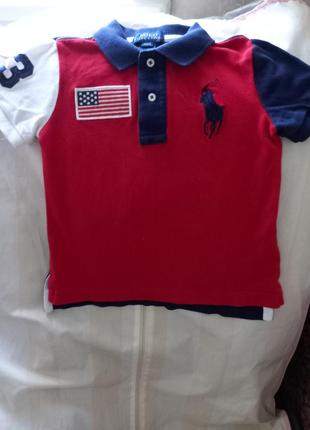 Футболка polo ralph lauren 2t/2года