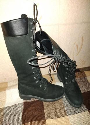 Черевики високі timberland earthkeepers premium 14 inch black waterproof womens boots3 фото