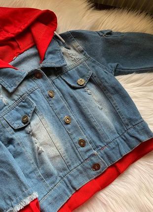 Стильна джинсова курточка2 фото