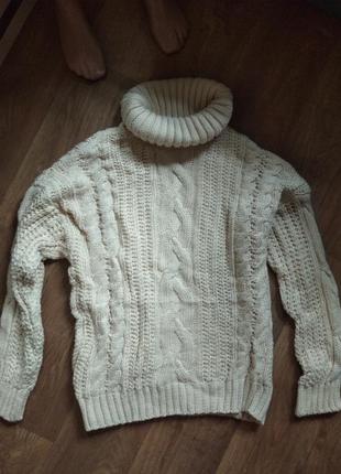 Женские тёплый вязаный свитер,42-48 рр
