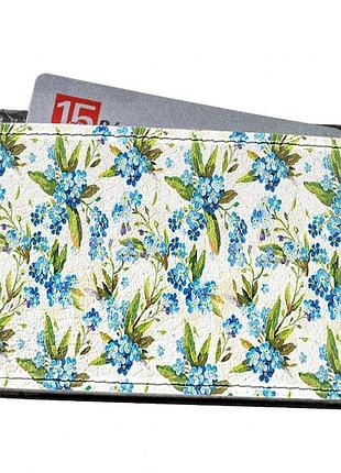 Кожаный кошелек картхолдер визитница (натуральная кожа) подарок на новый год