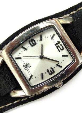 Fmd годинник із сша ремінець з подкладкою механізм japan календар5 фото