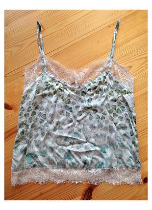 Шовкова маєчка , топ на бретельках