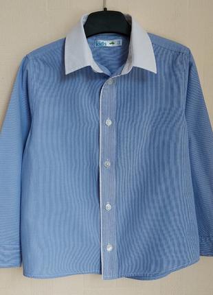 Сорочка класика m&co kids на 5-7 років з білим коміром