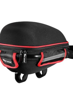 Багажник велосипедный под седло west biking 0707151 black + red1 фото