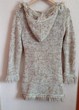 В'язаний кардиган з капюшоном 2