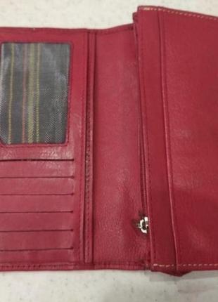 Кожаный кошелек гаманець кожа madison3 фото