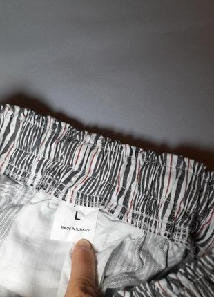 Розпродаж.жіночі джинсові шорти полоска талія на резинці турция s, m,  l, xl4 фото