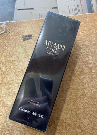 Armani code absolu 100 ml original pac