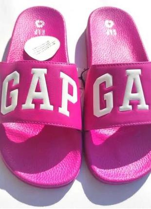 Шлепанцы женские gap розовые.