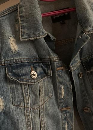 Стильна джинсовка піджак2 фото