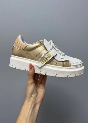 Женские кроссовки id gold white 36-37-38-39-40