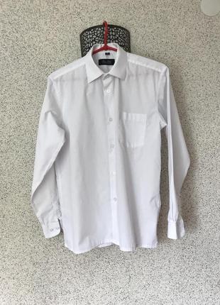 Біленька рубашка, сорочка на ріст 158-164 см
