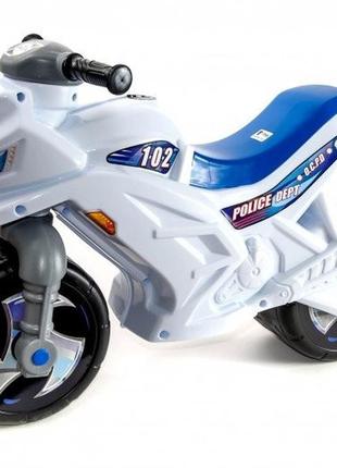 Беговел мотоцикл 2-х колесный 501-1b синий (белый) (an) 🎁🚀
