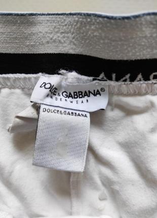 Dolce & gabbana оригинал оригінал труси білі чоловічі боксери трусики шорти боксёры мужские белые хлопковые шорты трусы долче габана фирменные модные3 фото