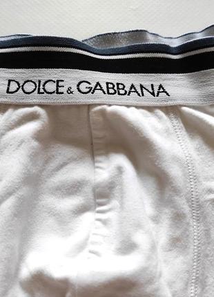 Dolce & gabbana оригинал оригінал труси білі чоловічі боксери трусики шорти боксёры мужские белые хлопковые шорты трусы долче габана фирменные модные5 фото