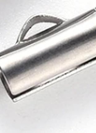 Концевик для браслетів з нержавіючої сталі, для прикрас 8 мм - 1 пара2 фото