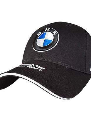 Бейсболка sport line чорна із написом bmw motorsport