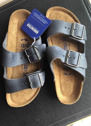 Сланці birkenstock. оригінал. повністю шкіра.розмір 394 фото