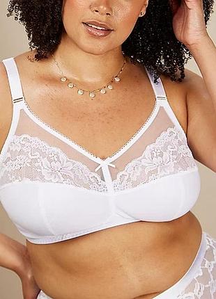 90-e мягкий бюст с кружевом без косточек george