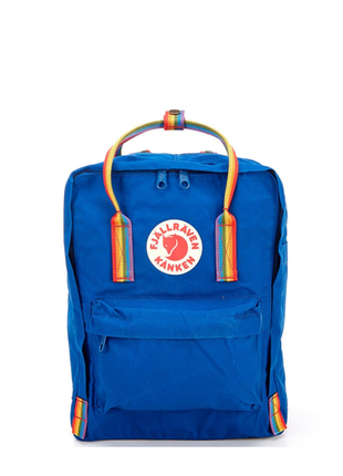 Рюкзак fjallraven kanken deep blue-rainbow pattern.