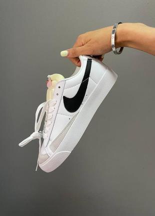 👟 кеди жіночі nike blazer low  найк / наложка bs👟4 фото