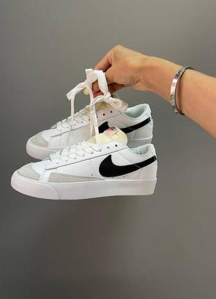 👟 кеди жіночі nike blazer low  найк / наложка bs👟7 фото